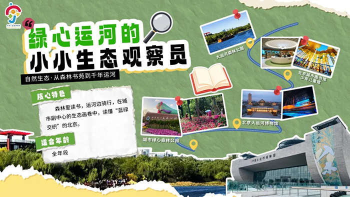 线路六：绿心运河的小小生态观察员
